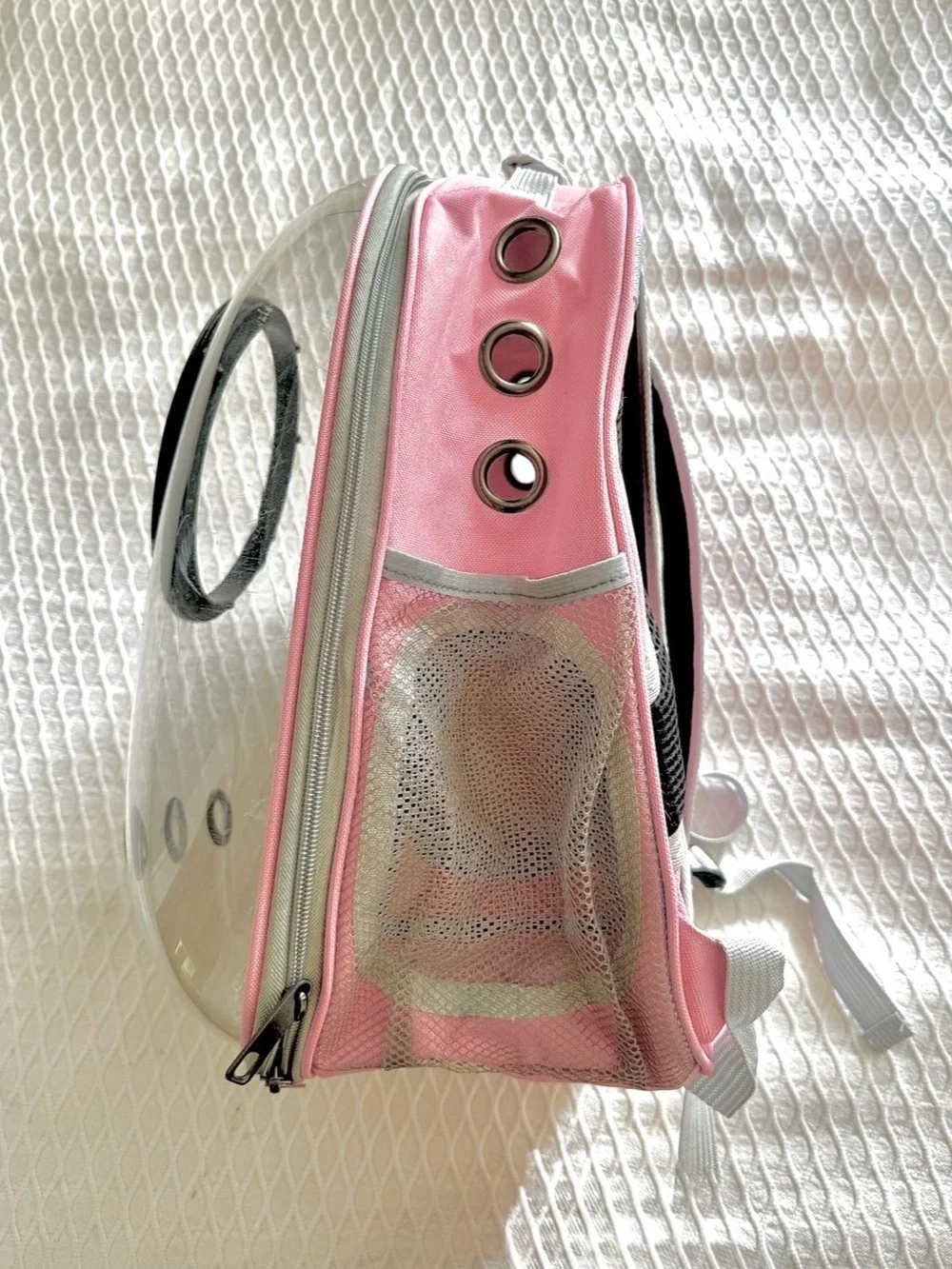 Cat Space Backpack Carrier in Pink